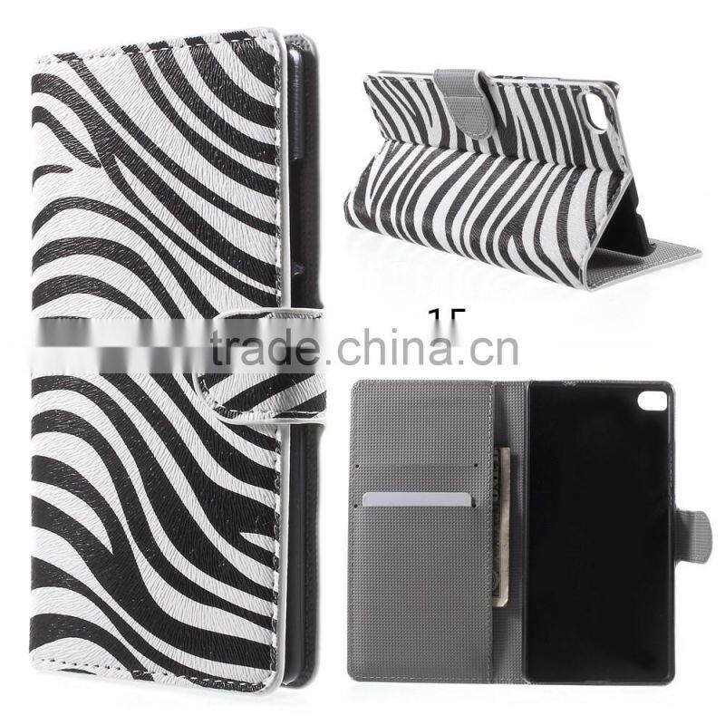 The series of restoring ancient ways Leather Cover for Huawei Ascend P8 with Card Slots,case for Huawei P8,case for Huawei P8