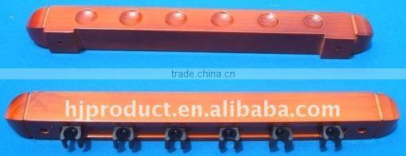 Wholesale retail different kinds Solid wood Billiard Snooker cue racksnooker accessories