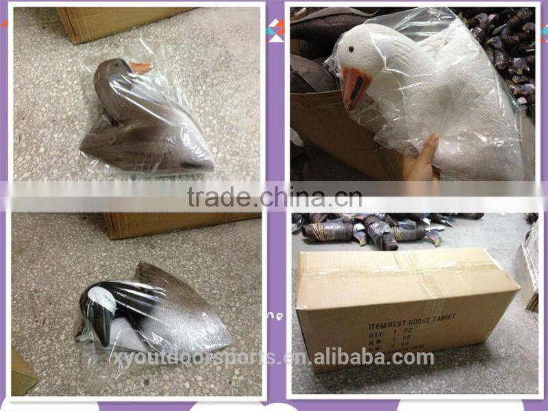 Foam used feeding canada goose decoy for hunter hunting, weight 75g