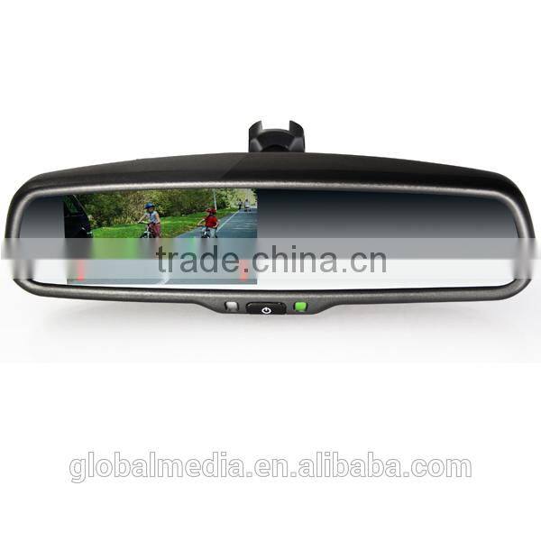 germid car rearview mirror with bluetooth wireless backup camera display
