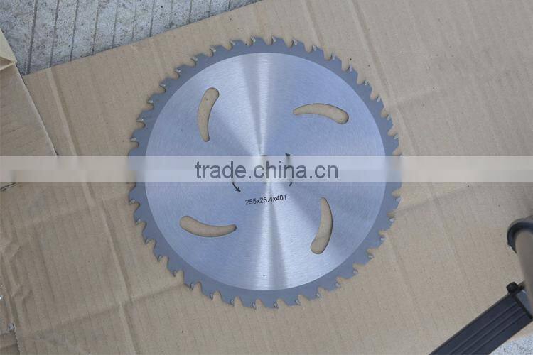 Gas petrol type brush cutter grass trimmer straight metal blade