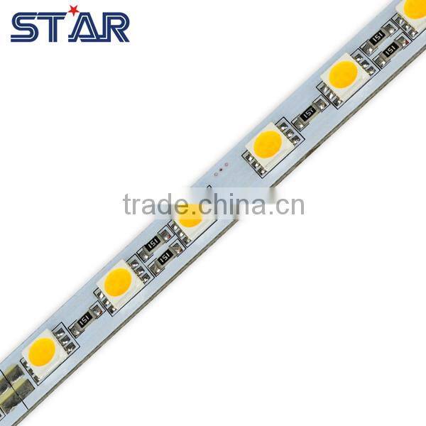 Waterproof Aluminum Aquarium LED Rigid Bar White Color DC12V 60led/m U shape