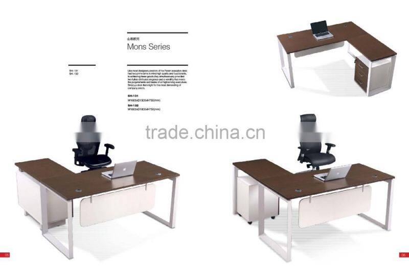 wood office furniture latest design office table from China
