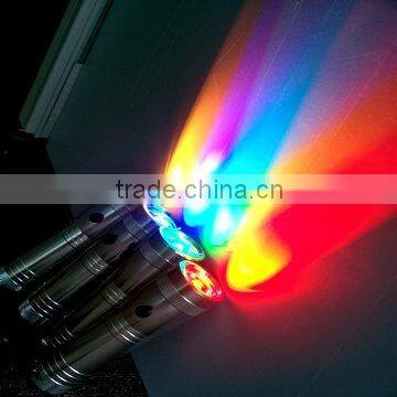 Trending hot selling products RGB torch light Color changing camping accessory flash and strobe festival flashlight starlight