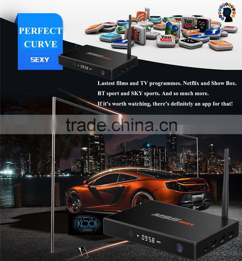 2016 New Arrival M9S MAX S905 2G 32G tv box Android 5.1 WIFI 2.4G +5G +Bluetooth