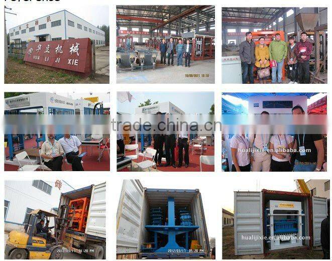 Germany technology block machine QT40-3A widly used mobile hollow block making machine