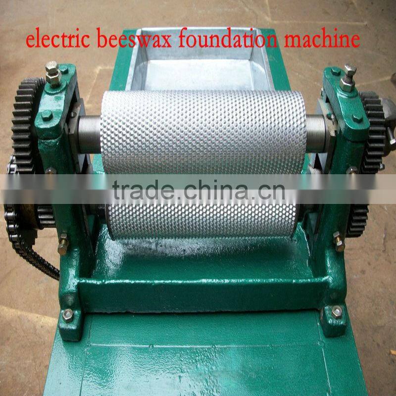 automatic electric beeswax comb foundation beeswax mill
