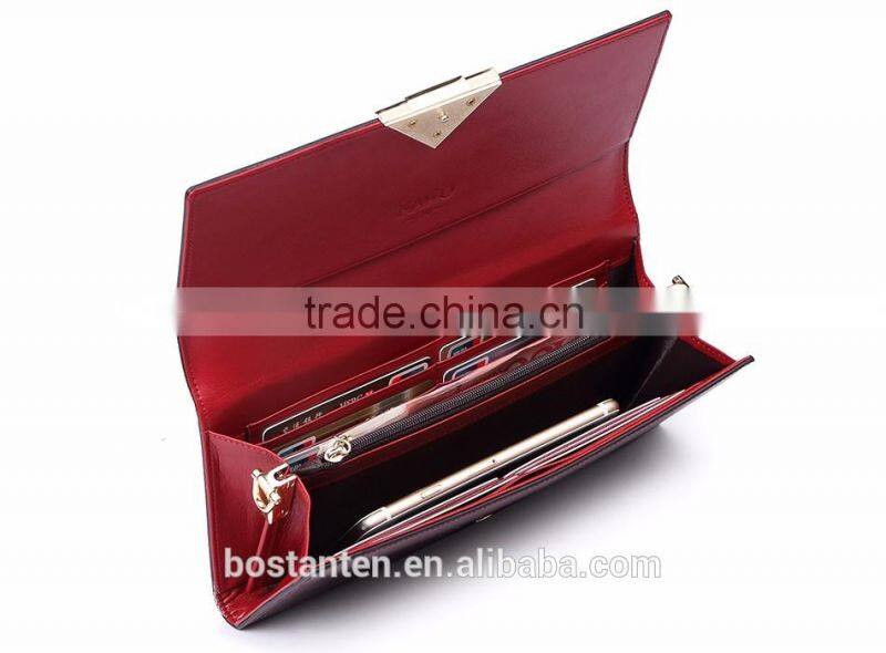 luxury brand woman wallet genuine leather hand purse for sale