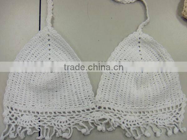 Crochet handmade swimwear top