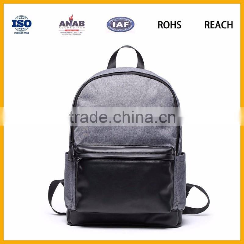 Snowflake material PU leather travel casual backpack