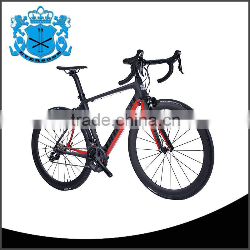 2015 new style china cheap 27 speed carbon fiber road bicycle