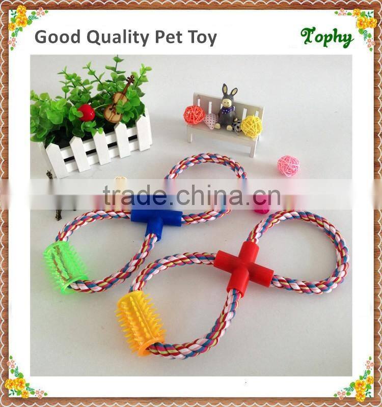 dog chew rope knot dog chew pet toys for grind their teeth