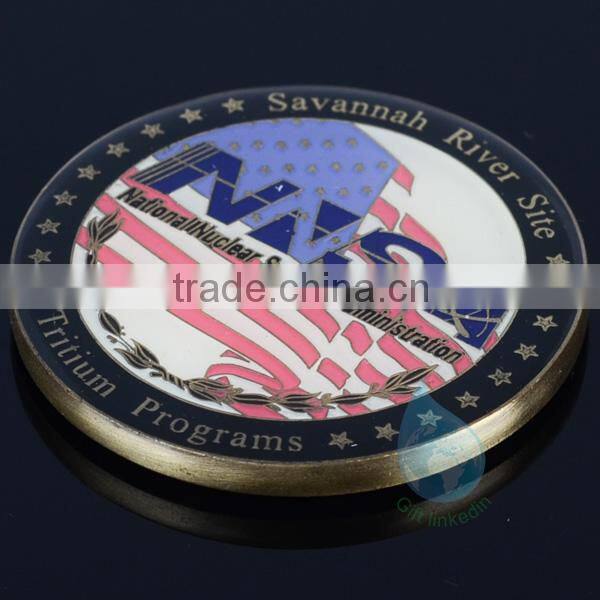 2014 Scenery bulk wholesale coins in nickel plating/cheap custom coins china manufacturer
