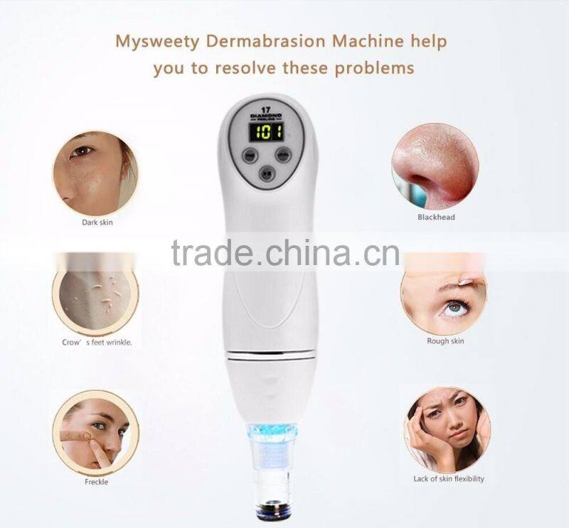 2016 wholesale blackhead acne treatment machine vacuum suction pore comedones remover face skin cleansing cleanser device