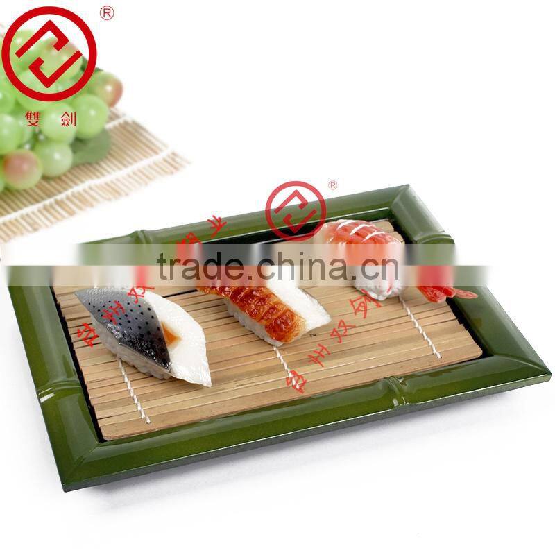 Plastic bamboo dinnerware