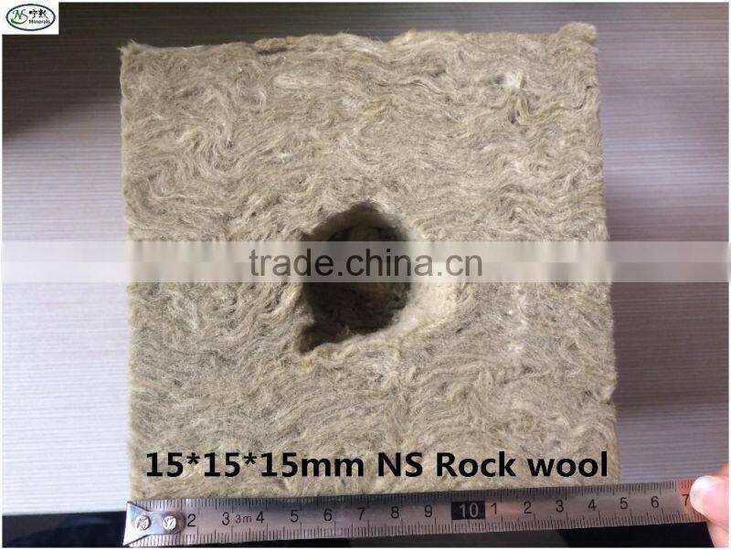 Rock wool cubes for hydroponics seed starting and plants growing