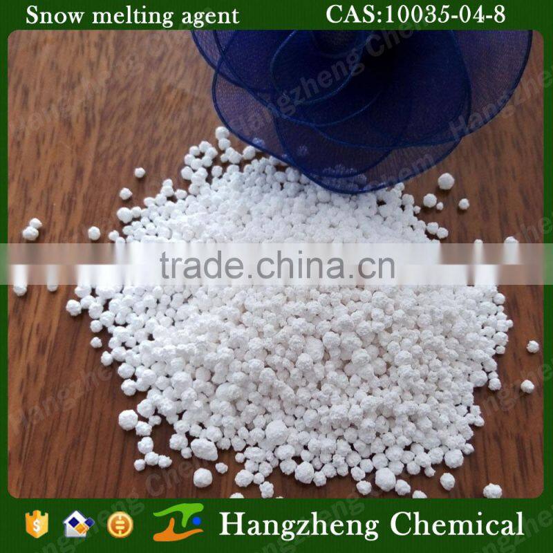 snow melting agent small granular of calcium choride