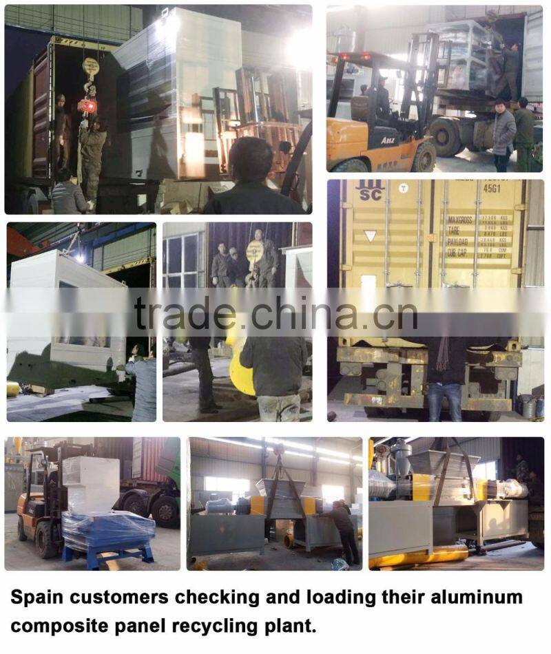 Scrap Aluminum Plastic PVC Separator Aluminum Composite Panel Recycle Machine