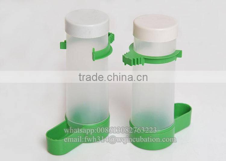 Plastic Bird Feeders Fruit Food Fork Install Cage Accessories