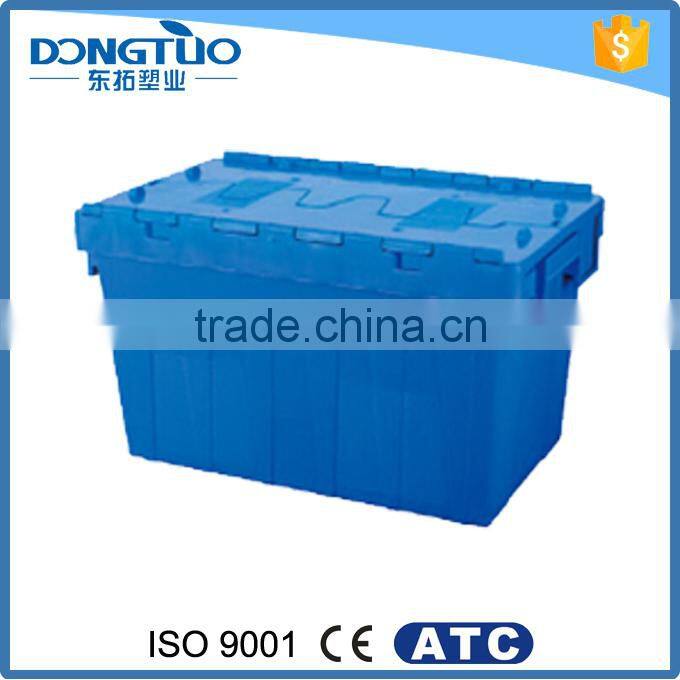 Hot sale heat resistant plastic box, lockable plastic storage box with handle high quality