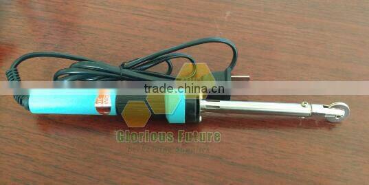 Electric wire embedder for beehive frame