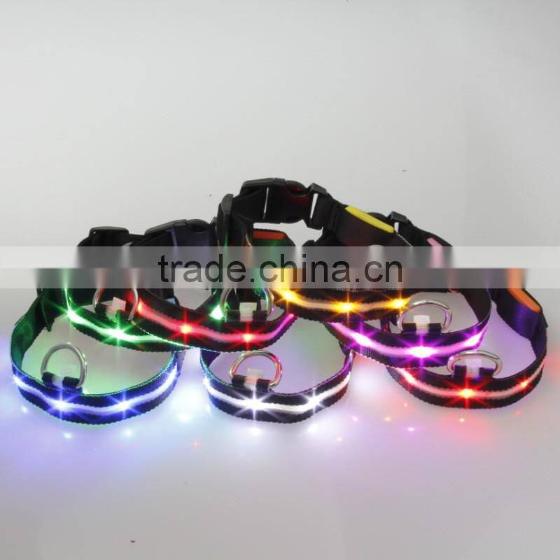 Fashion led flashing puppy collars