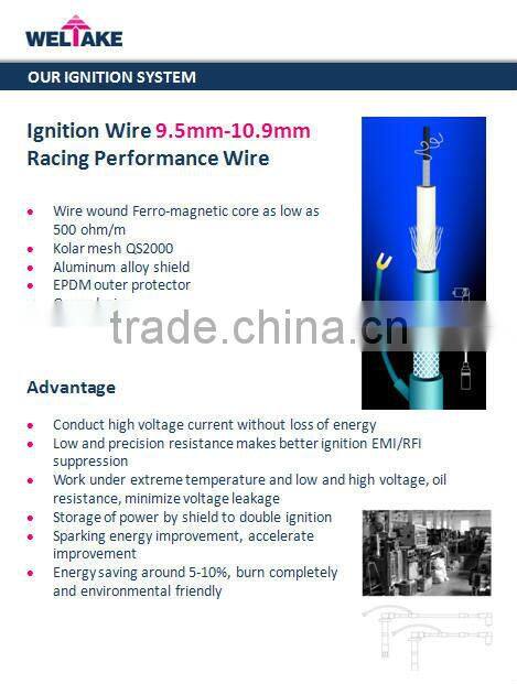 Korean Car Parts Silicone Spark Plug Wire for Daewoo Bosch 96288956