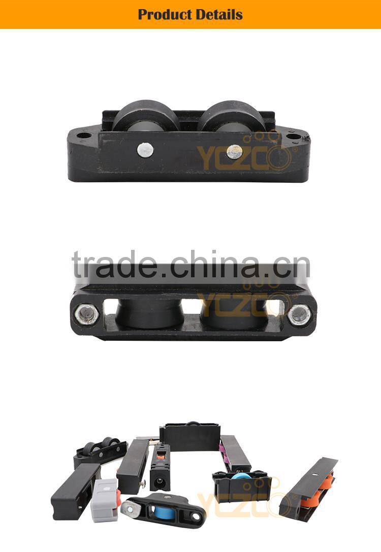 Double wheels support wheel for gate 24mm dia