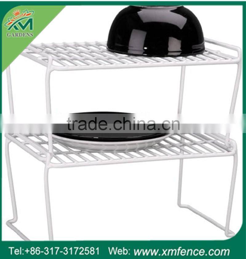 Kitchen Metal Stacking Shelf--Stacking Folding Shelf - Medium