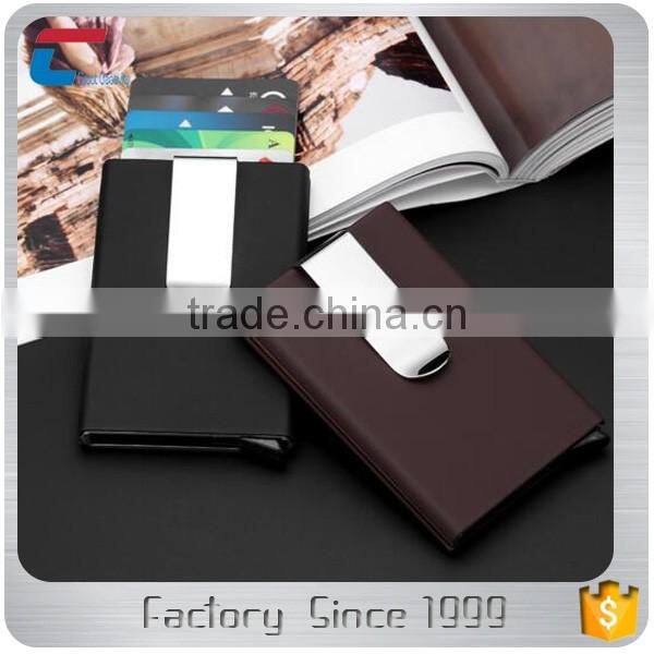 Credit Card Holder RFID Blocking Stainless Steel Business Card Holder Automatic Pop-up Card Case