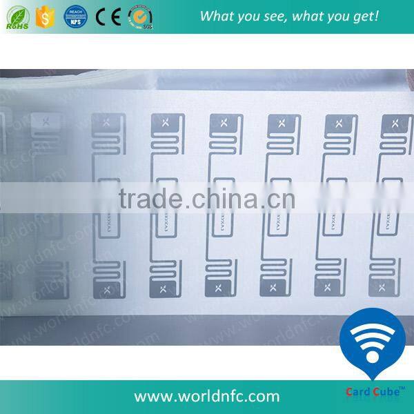 860~960MHz UHF Inlay ISO18000-6C/EPC GEN2 RFID Inlay RFID Ailen H3 9662 Dry Inlay