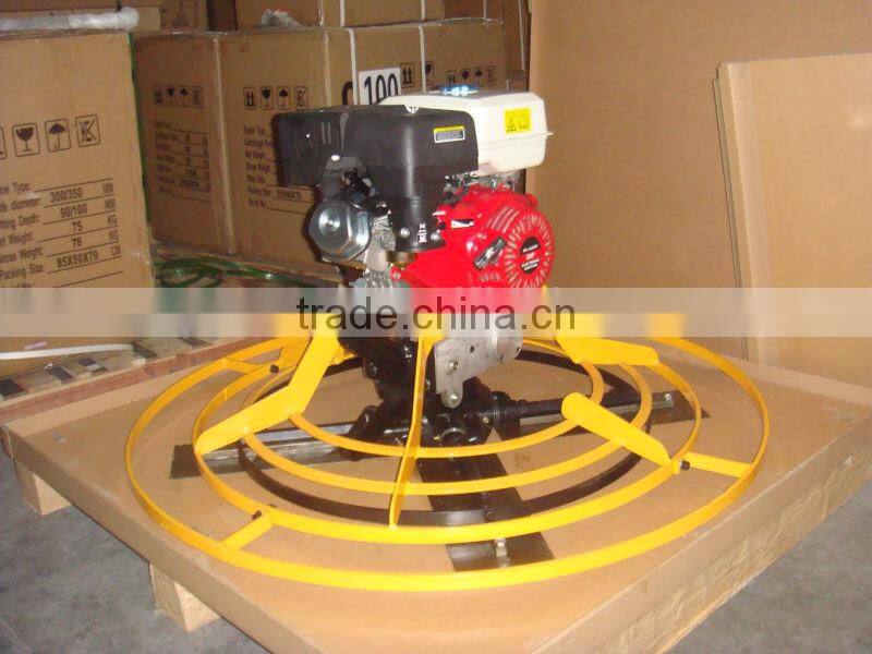 Walk behind power trowel