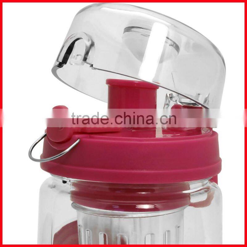 1000ml Fruit Infusing Infuser Water Bottle BPA Free Plastic Sports Detox Health