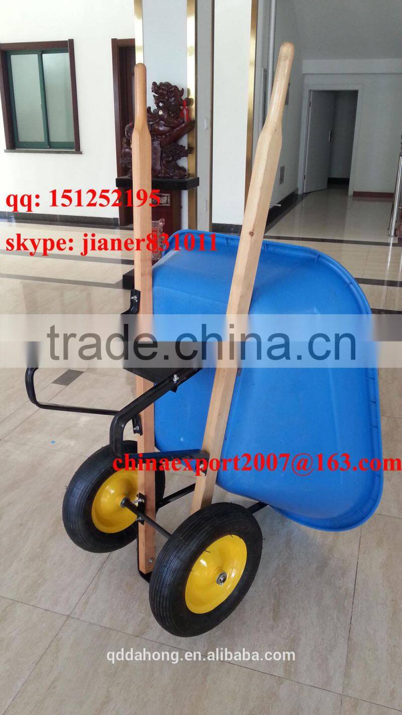 Heavy Duty Construction Plastic Wheelbarrow WH8802