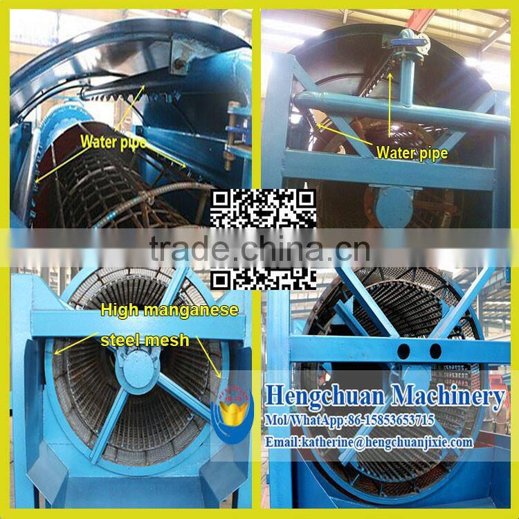 China New Product for 2016 Skid Type 10 Tons Per Hour Small Gold Trommel/Trommel Screener for Sale