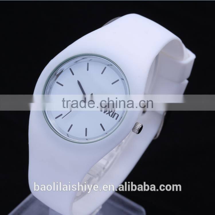 fashion silicone rubber wristwatch jelly silicone wristwatch unisex wristwatch