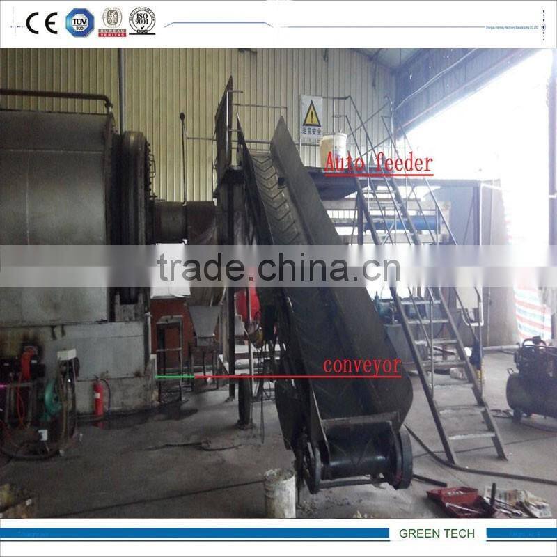 Plastic Recycling To Oil sem-continuous pyrolysis plant with sepcial salg device