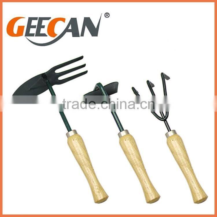 Best Quality garden tool new design wood handle metal head garden tool set
