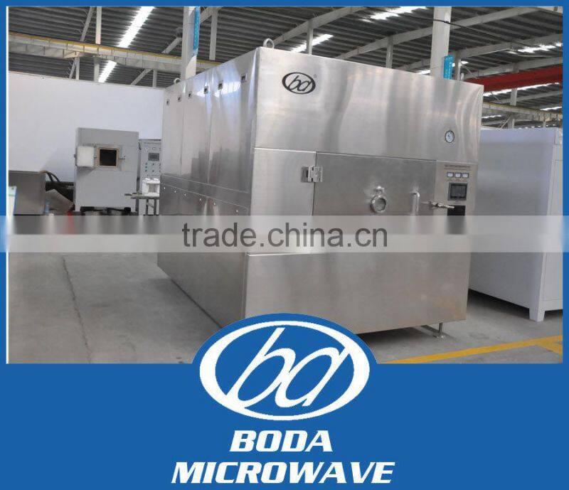 batch type microwave vacuum dried fruit machine
