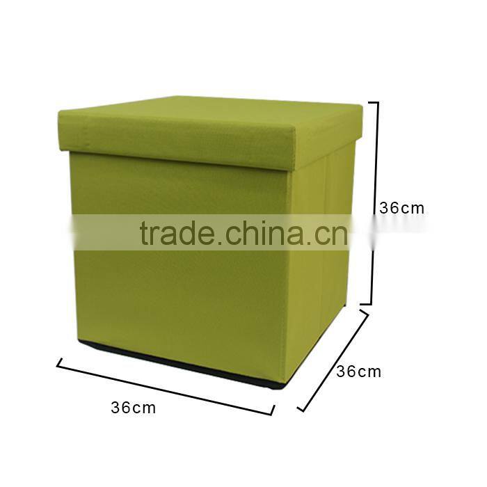 Solid Orange Color 600D Polyester Household Storage Foot