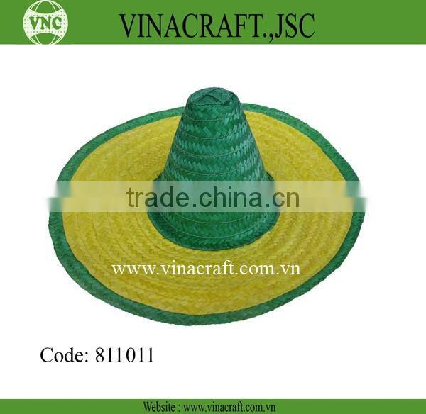 Mexican sombrero straw hat bamboo hat