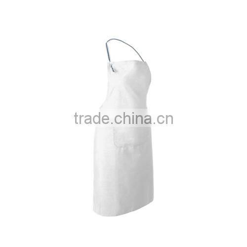 Cotton fashion look kitchen apron with front pocket as promotion