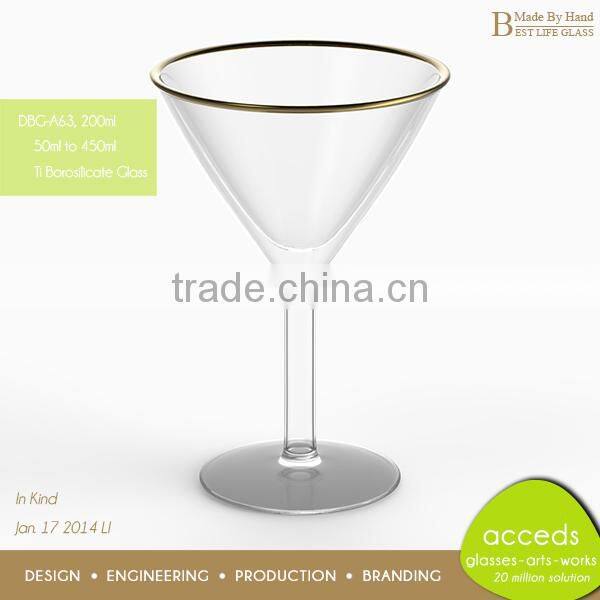 Crystal Novelty Personalized Handmade Stemware Soft Drink Cup