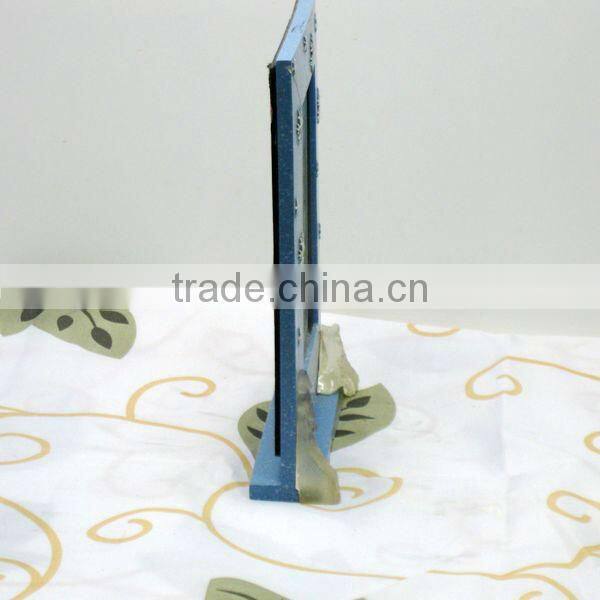 F6 blue nice snow design resin picture photo frame