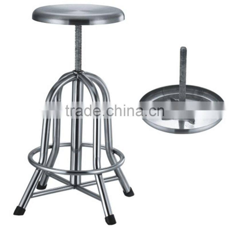 Rolling Adjustable Stools with Stainless Steel