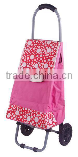 Two Wheels Folding Shopping Trolley Bag