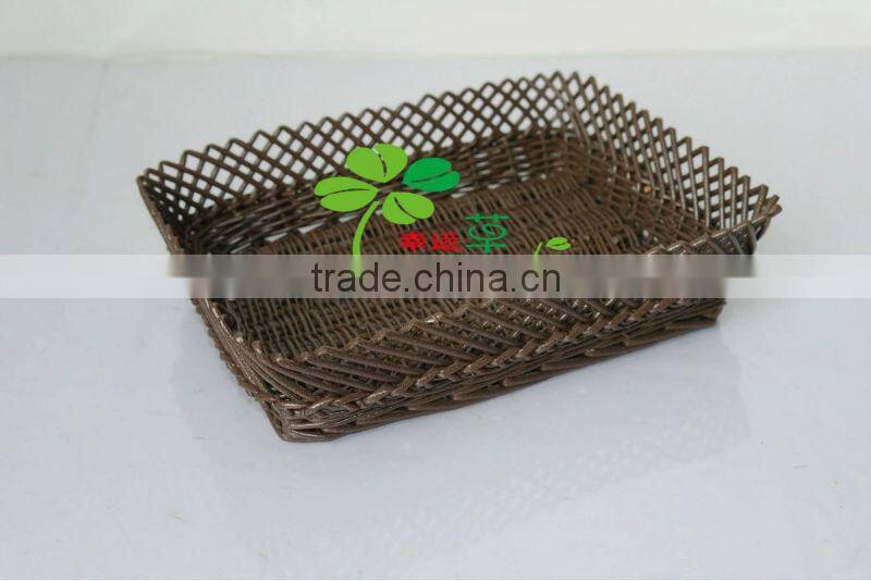 supermarket hotsale fruit wicker tray
