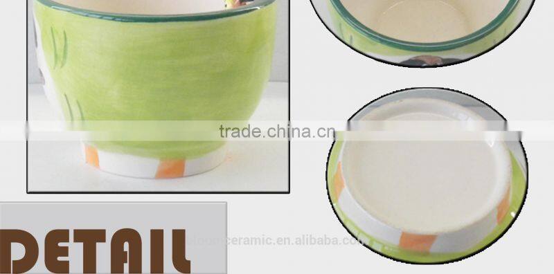 superior quality ceramic dog shaped bowl
