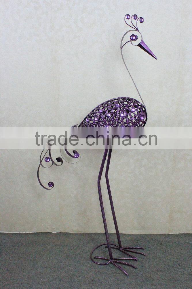 Metal peacock garden decoration