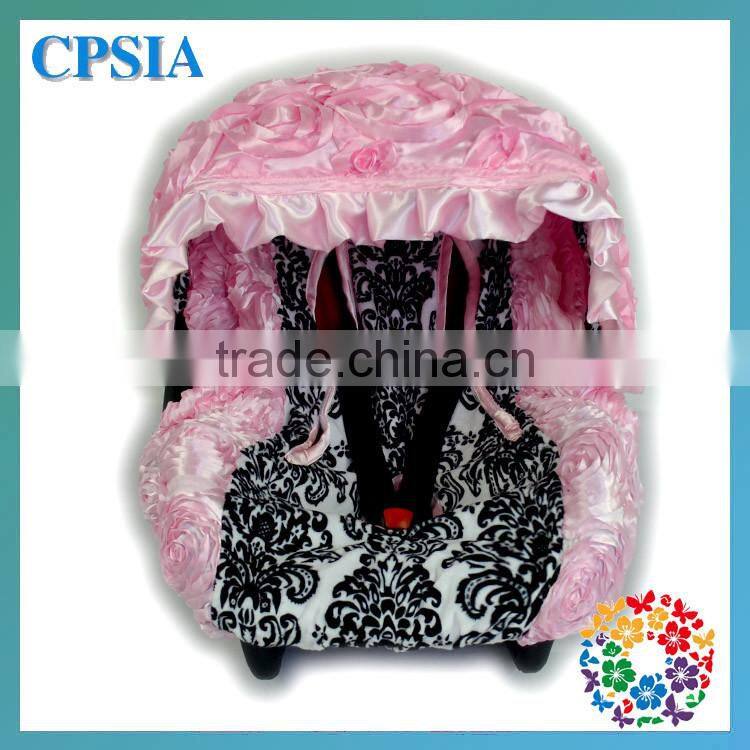 Wholesale Many Different Colors Shabby Chiffon Flower Decoration Girls Flower Hair Clips